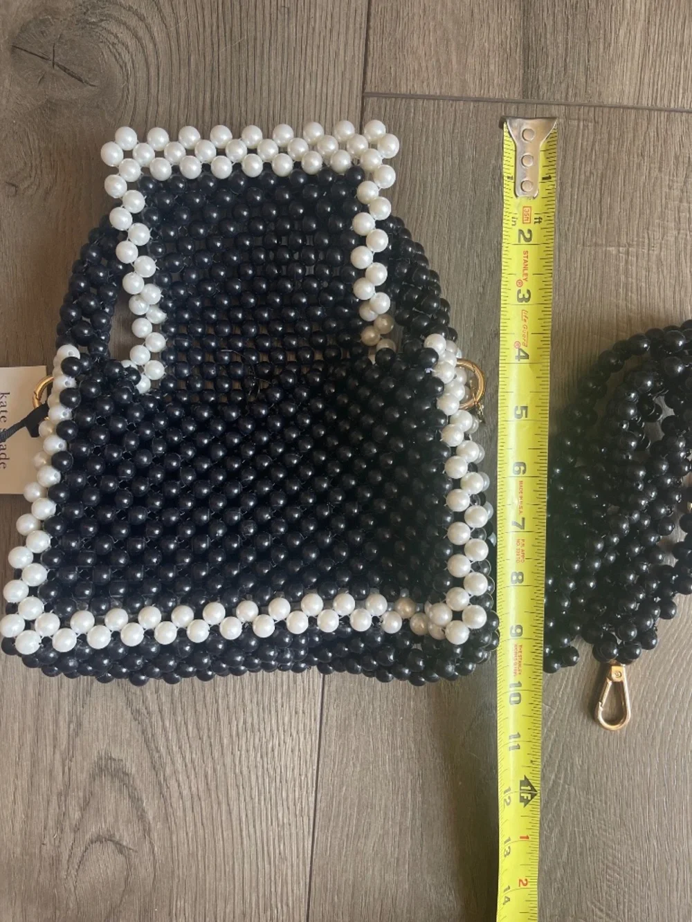 kate spade black white